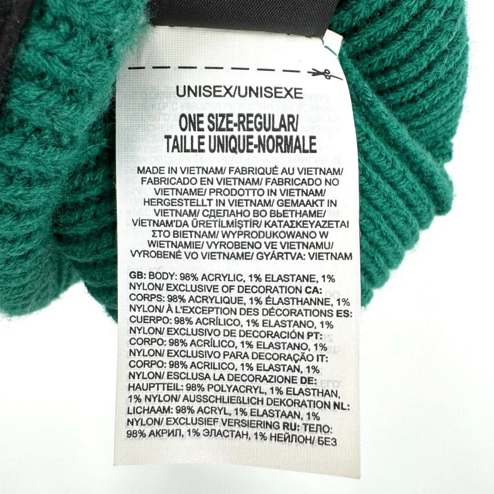 THE NORTH FACE Salty Lined Beanie Dark Green Unisex Size OS Regular